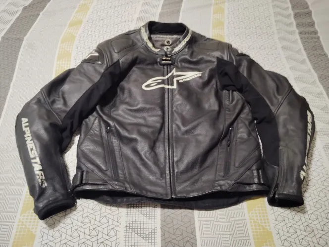 Jaqueta de couro Alpinestar Tam M 