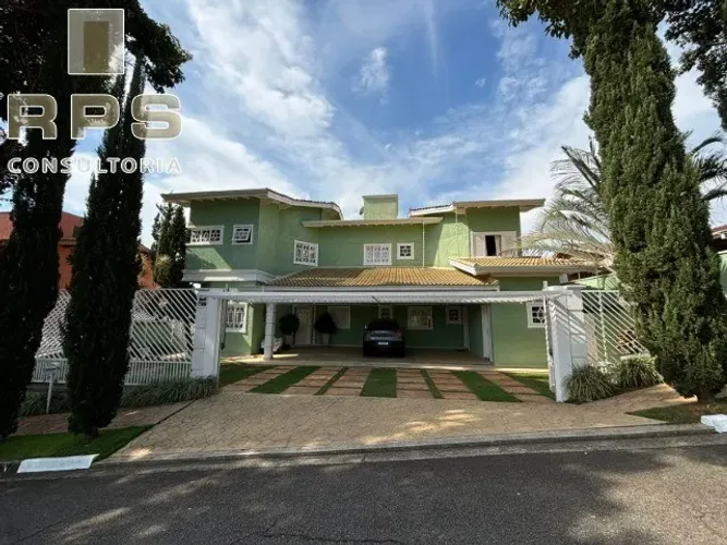 Imponente residência de luxo à venda em condomínio exclusivo de Atibaia-SP: 5 quartos, 5 s