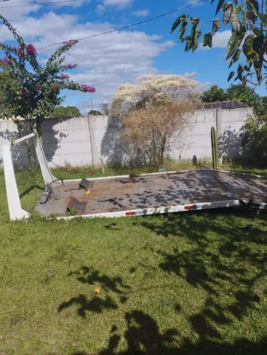 Prancha fixa com guincho redutor
