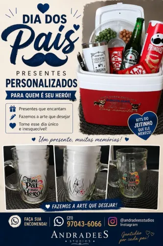 Sublimação para dia dos pais 