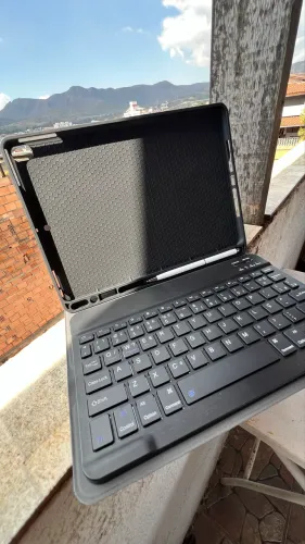 Capa Protectora Ipad 9/8/7 - 10.2 Polega Con Ratón Y Teclado