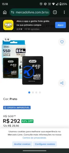 SSD SATA 256GB