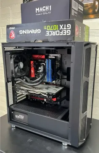 Pc gamer I7 4970 k 16 GB 2400 mhz Z97 placa mãe 1070 Ti