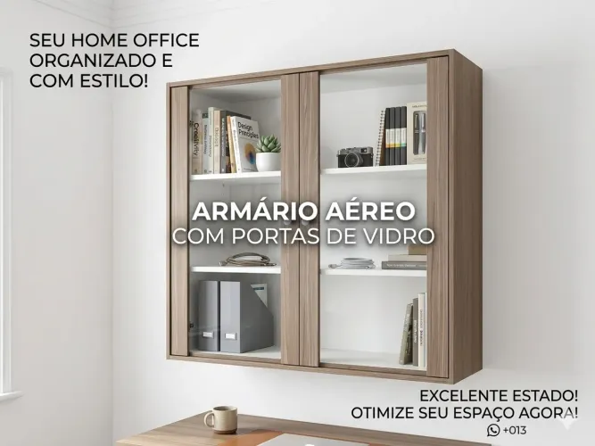 Organizador/Livreiro para Escritório e Home Office - Excelente Estado
