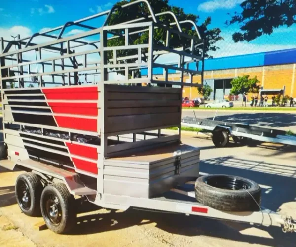 Carretinha boiadeira pra dois animais de grande porte sub grande removível pode usar como