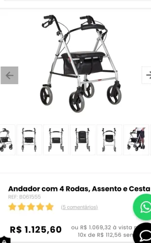 Andador - nunca foi usado!