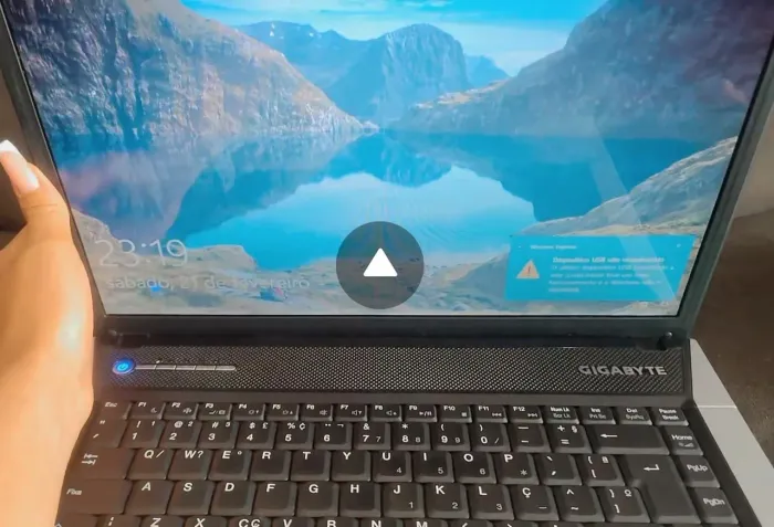 Notebook Gigabyte +IMPRESSORA Canon