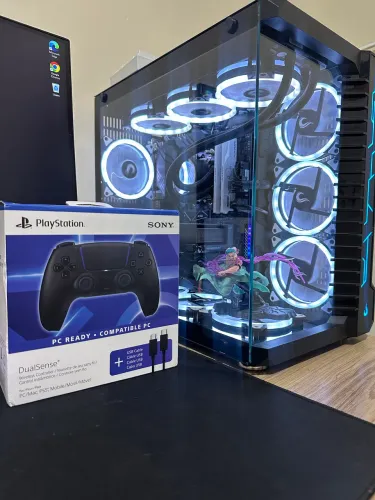 CONTROLE PS5 PRETO PC READY COM CABO - LACRADO