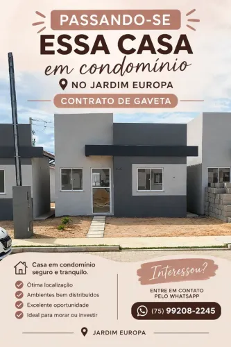 Passando casa em contato de gaveta