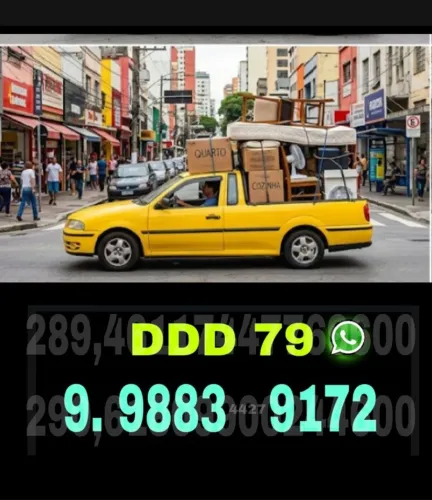 Frete em  Aracaju , Povoados , interior , Bahia e Alagoas Mudanças eTransportes 