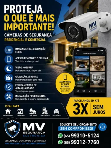 Kits de câmeras de segurança eletrônica Intelbras