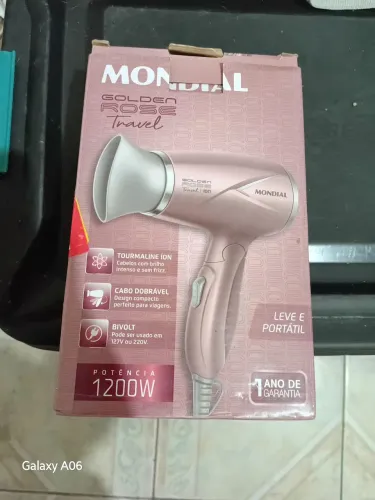 Secador Mondial Golden Rose Travel