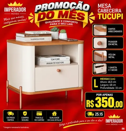 Mesa cabeceira (Pague na entrega)