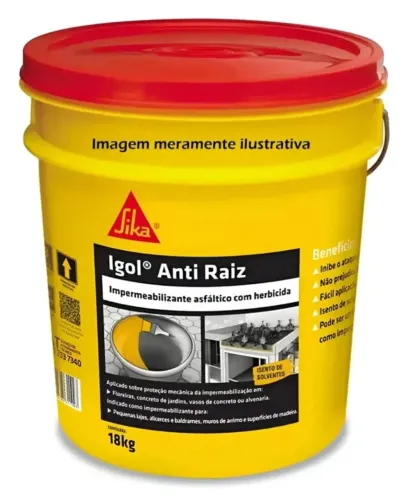 Anti raiz balde 18L sika fechado novo