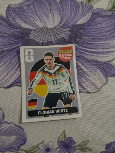 Figurinha Extra sticker Florian Wirtiz prata