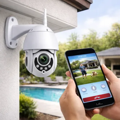 Camera Wifi Segurança Externa Interna App no Celular - Camera Ip