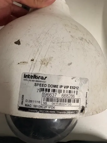 Câmera Speed Dome IP Profissional Intelbras VIP E5212 - Alta Performance