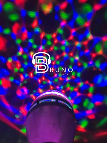 Globo de Festa Jogo de Luzes Bocal Giratório