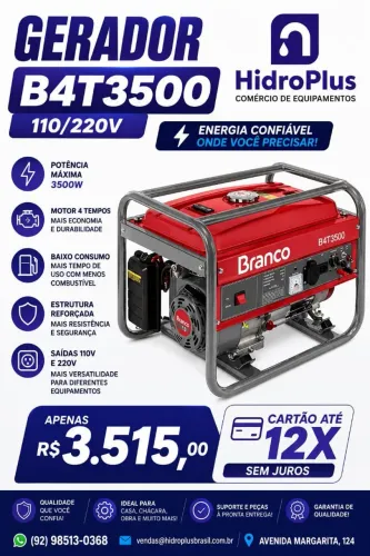 Gerador Branco B4T3500