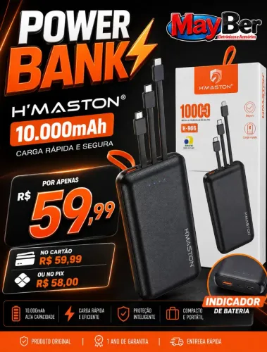 Power bank H'Maston 10000 mah