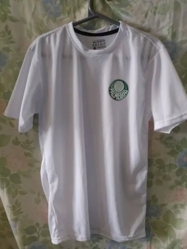 Camiseta Palmeiras Dry Fit Branca