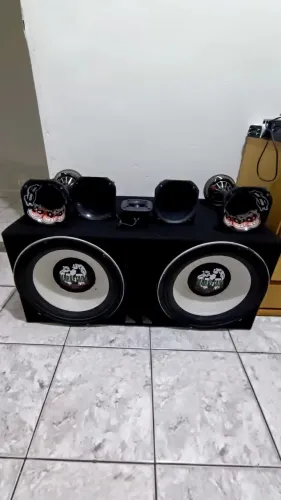 SOM AUTOMOTIVO COMPLETO - PREÇO PRA SAIR HOJE!