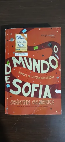 Livro "O Mundo de Sofia" - edição PNLD 2023