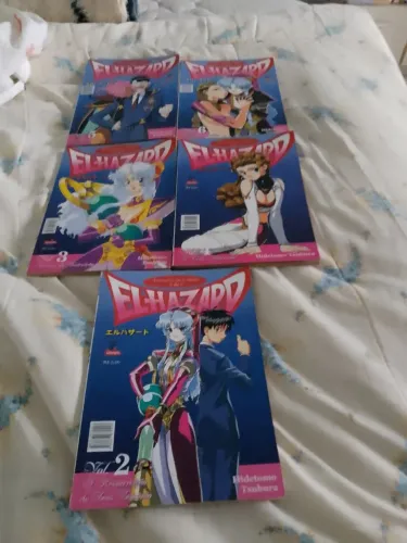 Mangá El-Hazard volumes 2 3 4 5 e 6 