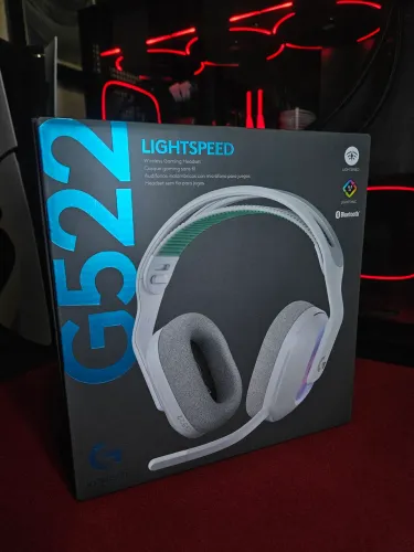 Headset Logitech G522 Premium Lightspeed Blue Voice Lacrado