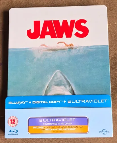 Blu-ray Jaws (Tubarão) edição Steelbook Importado Raridade!