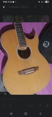 Violão Stninberg, Model:53 CN A Elétrico.           *Analiso troca por câmera,lente.*