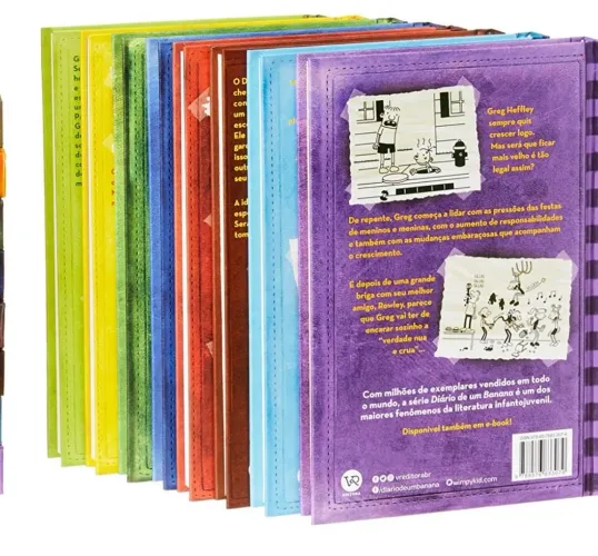 Coleção Diário de um Banana 1 ao 16 capa dura + Faça Você Mesmo capa mole