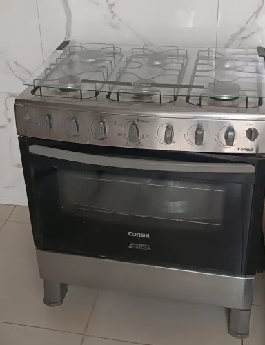 FOGÃO 6 BOCAS INOX CONSUL