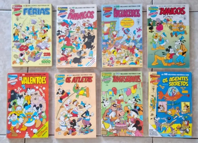 Hq Disney Especial Anos 80 / 90 Lote com 14 Edições Muito Bom<br>Com 2 Unidade