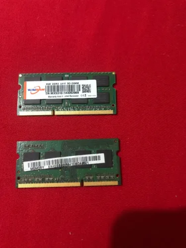 Kit Memória RAM Notebook DDR3 12GB (8GB + 4GB) 1600MHz - Testadas, juntas ou separadas!!!