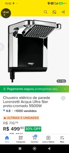 Ducha Acqua star