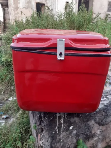 Baú de moto 120l de Fibra de Vidro 