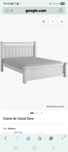 Cama de casal zara 1.40 Bianchi