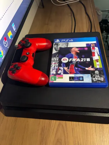 PLAYSTATION 4 SLIM 1TERA + 1 JOGO FIFA