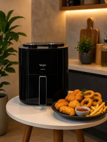 Air Fryer Elgin 3,5L 1400W - Nova e Pronta Entrega