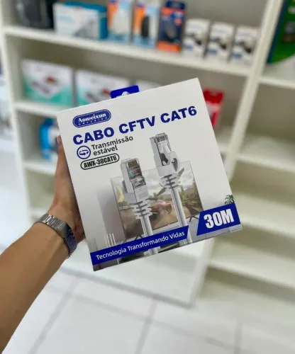Cabo de internet rede cat6 - 30 metros
