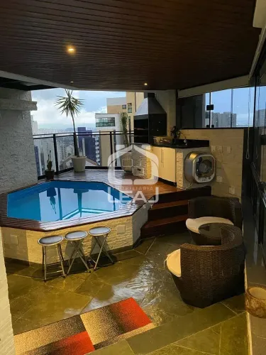 Apartamento mobiliado à venda, 89m², Vila Suzana, 1 Dormitório, 2 Vagas - R$ 489.000,00 -