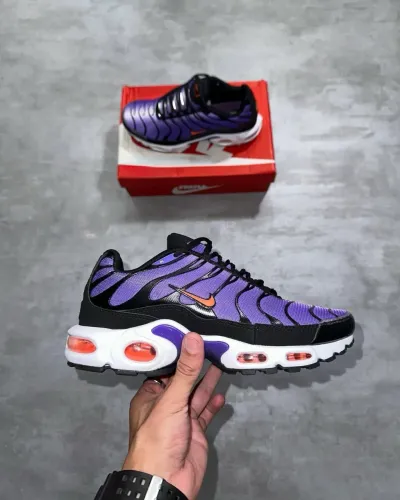 tênis nike tn air max plus og voltage purple roxo boot sneaker nk sapato calçado sapatênis
