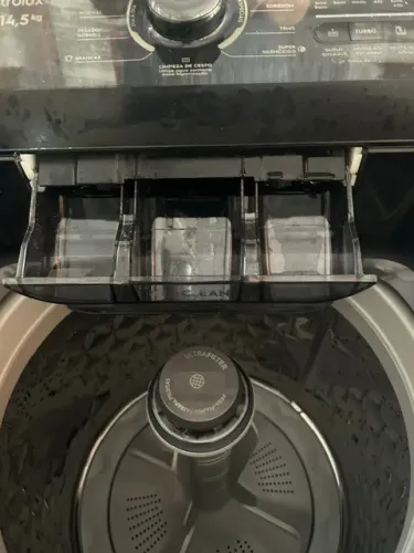 Máquina de Lavar Electrolux 14,5kg Preta LEP15 (220V) + Capa