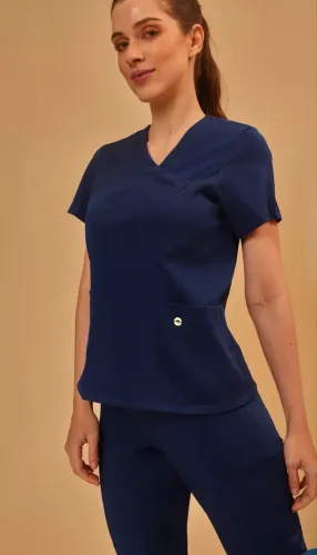 SCRUB SARITA modelo Eloa - cor azul marinho