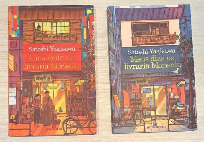 "Uma noite na livraria Morisaki" e "Meus dias na livraria Morisaki"