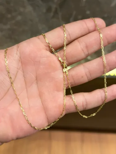 Cordão de ouro piastrine italiano 3.5g ( LOJA FÍSICA )