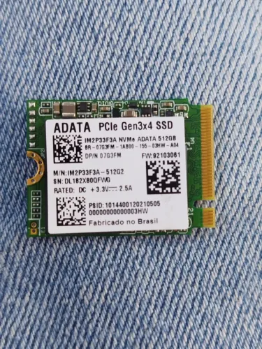 HD NvMe 512gb Gen3x4