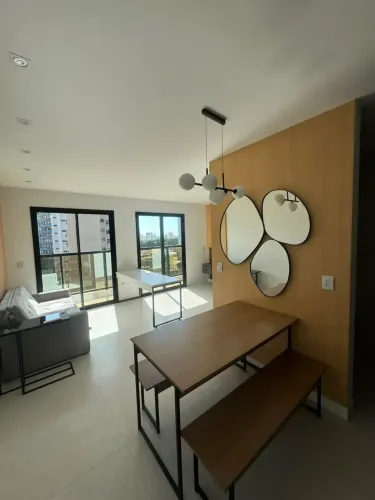 Lindo loft decorado e mobiliado no Livello Garden no coração da Batista Campos