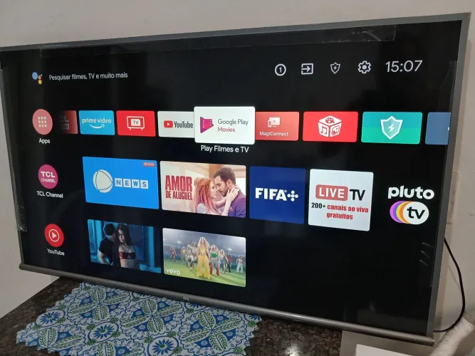 TELÃO SMART ANDROID TCL 50 POLEGADAS